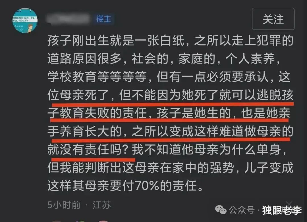 吴谢宇赎罪了，当年被他残忍杀害的亲生母亲，如今却遭遇双重网暴  第8张