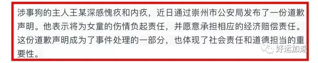 认怂了！成都恶狗主人道歉，面临高昂赔偿，或最高7年刑罚  第4张