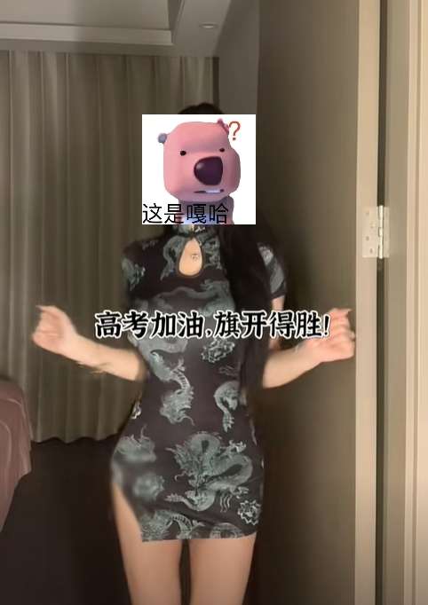 高考“旗开得胜”的女主播  第8张