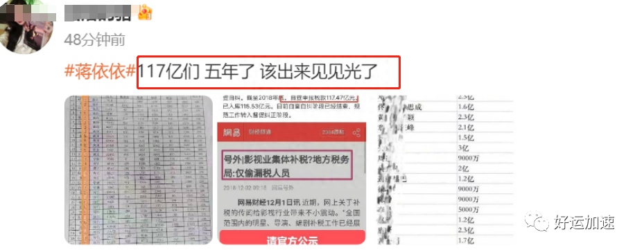 曝那英补税1266万，王宝强补税1094万，鹿晗狂赚8亿补税最多  第3张