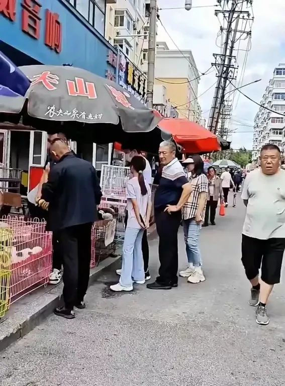 贾乃亮携甜馨回哈尔滨过暑假，又高又瘦像妈妈，爷孙三代罕见同框  第13张