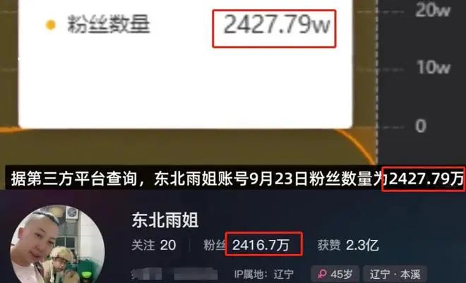 东北雨姐一夜掉粉10万！网友在评论区刷屏吐槽，频繁翻车引人深思