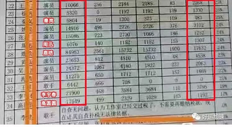 曝那英补税1266万，王宝强补税1094万，鹿晗狂赚8亿补税最多  第11张