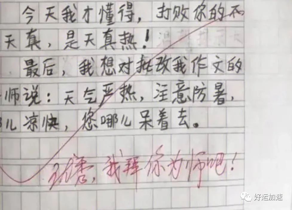 “我拜你为师”，小学生无厘头歌曲疯传，老师看完就辞职了  第3张